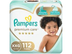Kit Fraldas Pampers Premium Care Tam. XXG