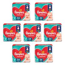 Kit Fraldas Pampers Supersec (Jumbinho) - Tam P - 238 fraldas - ATACADO BARATO