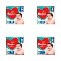 Kit Fraldas Pampers Supersec (Jumbinho) - Tam XG - 88 fraldas - ATACADO BARATO