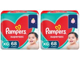 Kit Fraldas Pampers Supersec Tam. XG