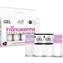 Kit Francesinha Unhas Clássicas 4 Esmaltes Bella Brazil Kit Francesinha Unhas Clássicas 4 Esmaltes Bella Brazil
