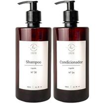 Kit Frasco Âmbar Dispenser Organizador Shampoo Condicionador Kit Frasco Âmbar Dispenser Organizador Shampoo Condicionador