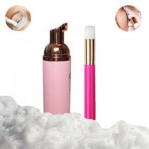 Kit Frasco Pump Espuma Delicada e Pincel Higienização