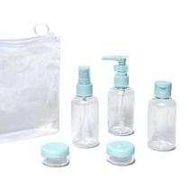 Kit Frascos Multi-Organizador Para Mala e Frasqueira 5 peças Kit Frascos Multi-Organizador Para Mala e Frasqueira 5 peças