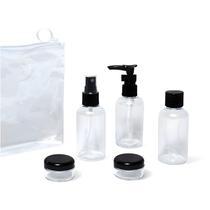 Kit Frascos Para Mala e Frasqueira 5 peças Multi-Organizador Kit Frascos Para Mala e Frasqueira 5 peças Multi-Organizador