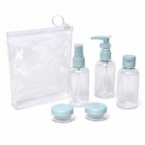 Kit Frascos Para Mala e Frasqueira 5 peças Multi-Organizador Kit Frascos Para Mala e Frasqueira 5 peças Multi-Organizador