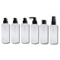 Kit Frascos Viagem Creme 3 Pushpull 1 Pump 1 Spray 1 Fliptop