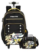 kit Free Fire Mochila 2em1 Costas Rodas + Lancheira Térmica kit Free Fire Mochila 2em1 Costas Rodas + Lancheira Térmica
