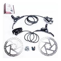 Kit Freio A Disco Hidráulico Bike Com Rotor 160Mm Absolute Kit Freio A Disco Hidráulico Bike Com Rotor 160Mm Absolute