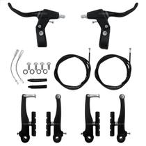 Kit Freio Bike MTB V-brake Bike Completo Para Bicicleta Par Sapatas Orbitais