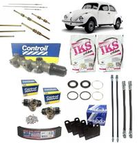 Kit Freio Completo Fusca 1300 1600 Após 1983 Com Freio a Disco