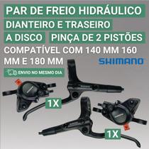Kit freio disco hidraulico dianteiro e traseiro shimano mt200 altus 1700mm preto Kit freio disco hidraulico dianteiro e traseiro shimano mt200 altus 1700mm preto