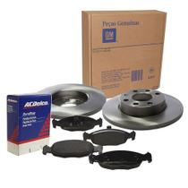 Kit Freio Disco Solido Pastilhas Dianteira Pecas Genuinas Gm Prisma 1.0,vhce,flex celta corsa
