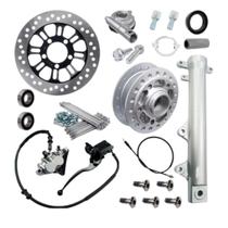 Kit Freio Disco Titan150 Mix Fan150 09 Até 13 C/ Raios 4mm Kit Freio Disco Titan150 Mix Fan150 09 Até 13 C/ Raios 4mm