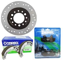 Kit Freio Lead 110 2009-2016 Disco Lona E Pastilha