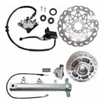 Kit Freio Titan Fan 150 2009 A 2013 Com Discao 290 Sem Raio