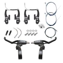 Kit Freio V brake Nylon Pino Completo + Cabo e Conduite