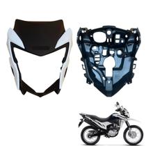 Kit Frente Frontal Nxr Bros 160 2022 2024 Máscara do Farol Aranha do Painel Par de Bananinha