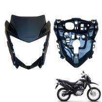 Kit Frente Frontal Nxr Bros 160 2022 2024 Máscara do Farol Aranha do Painel Par de Bananinha