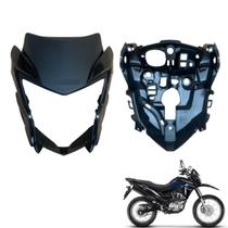 Kit Frente Frontal Nxr Bros 160 2022 2024 Máscara do Farol Aranha do Painel Par de Bananinha
