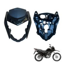 Kit Frente Frontal Nxr Bros 160 modelo 2016 Até 2021 Máscara do Farol Aranha do Painel Bananinha