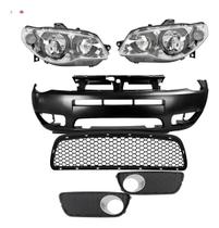 Kit Frente Parachoque Dianteiro Grade e Farol Fiat Palio Siena G3 2004 a 2010