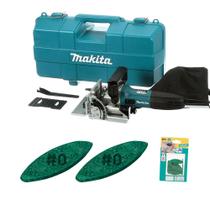 Kit Fresadora de Junção 4Pol 710W PJ7000 Makita e 40 Biscoitos 0 Wolfcraft