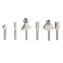 Kit Fresas com 06 Peças Encaixe 1/4 Makita D53578