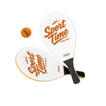 Kit Frescobol Junges Profissional 2 Raquetes MDF + Bolinha