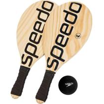 Kit Frescobol Speedo Popular Racket Madeira Kit Frescobol Speedo Popular Racket Madeira
