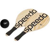 Kit Frescobol Speedo Raquetes e Bola Preto Kit Frescobol Speedo Raquetes e Bola Preto