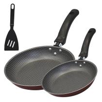 Kit Frigideira Enjoy Francesa 18/22cm Espatula Antiaderente
