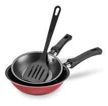 Kit Frigideira Francesa 16cm E 20cm Alumínio Cereja 8985 Mta