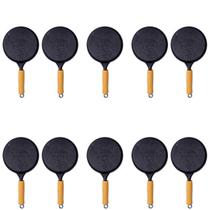 Kit Frigideira P/ Porções e Tapiocas Panela Mineira Cabo Madeira Escolha Seu Kit Kit Frigideira P/ Porções e Tapiocas Panela Mineira Cabo Madeira Escolha Seu Kit