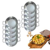 Kit Frigideira Pergaminho Em Alumínio 500ml 10 Peças Kit Frigideira Pergaminho Em Alumínio 500ml 10 Peças