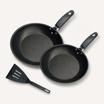 Kit Frigideiras Antiaderente 3 em 1 Teflon Compacta Nacional Cooktop Master Cook Não Gruda Fritar Ovo Hambúrguer Tapioca Kit Frigideiras Antiaderente 3 em 1 Teflon Compacta Nacional Cooktop Master Cook Não Gruda Fritar Ovo Hambúrguer Tapioca