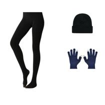 Kit frio inverno touca gorro+par de luvas touch+meia térmica - GLOBAL