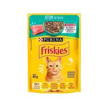 Kit Friskies Ração Úmida Para Gatos Adultos Atum Ao Molho - Com 30 Sachês 85g Kit Friskies Ração Úmida Para Gatos Adultos Atum Ao Molho - Com 30 Sachês 85g