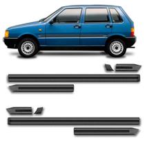 Kit Friso 8 Peças Lateral Uno 1988 A 1994 4 Portas Largo Kit Friso 8 Peças Lateral Uno 1988 A 1994 4 Portas Largo