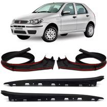 Kit friso acabamento parabrisa + friso teto pingadeira colada palio siena weekend 96 a 12 4 portas