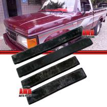 Kit Friso Borrachão Parachoque Dianteiro e Traseiro D20 85 a 96