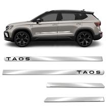 Kit Friso Cromado Largo Lateral Taos 2021 a 2023