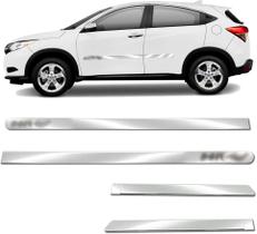 Kit Friso Cromado Lateral Personalizado Largo Hrv 2015 a 2023 4 Portas