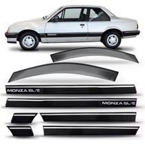 Kit friso lateral monza gls 1991 a 1996 2p + calha chuva Kit friso lateral monza gls 1991 a 1996 2p + calha chuva