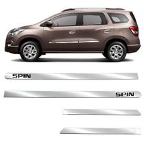 Kit Friso Lateral Personalizado Largo Cromado Spin 2012 a 2023 4 Portas
