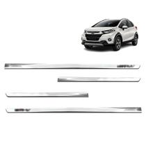 Kit Friso Lateral Personalizado Modelo Slim Inferior Cor Cromado Wrv 2018 2019 2020 4 Portas