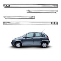 Kit Friso Lateral Personalizado Modelo X-Treme Cor Cromado C3 Todos os Anos 4 Portas
