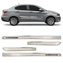 Kit Friso Lateral Personalizado Modelo X-Treme Cor Cromado Cronos 2017 2018 2019 2020 2021 4 Portas