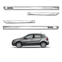 Kit Friso Lateral Personalizado Modelo X-treme Cor Cromado Gol G5 G6 G7 G8 2008 a 2020 4 Portas