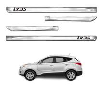 Kit Friso Lateral Personalizado Modelo X-Treme Cor Cromado IX35 Todos os Anos 4 Portas